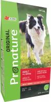 Корм Pronature Original Adult All Breeds Lamb & Peas & Barley Recipe для собак, с ягненком, 2.27 кг