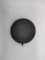Крышка головки цилиндра боковая круглая на мопед Альфа, 153FMI, 154FMI GRYPHON ORION 125 CITY YX100-4 черная (левая круглая D-82,5мм)