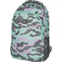 Рюкзак школьный MILAN Turquoise Camouflage 45х30х12 см