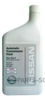 NISSAN 999MPAA100P Жидкость для АКПП NISSAN Matic Fluid D (946 ml)