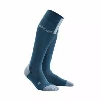 Компрессионные гольфы для бега, мужские CEP Compression Knee Socks C123 Синий IV C123M-N