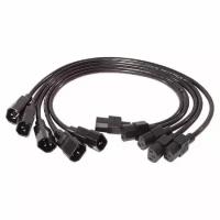 APC Кабель Pwr Cord Kit, 10A, 100-230V, 2', (5) C13 to C14 AP9890