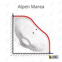 Карниз для ванны Alpen Marea 150х150 (Альпен Мареа)