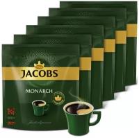 Кофе растворимый Jacobs Monarch, пакет, 6 уп. по 500 г