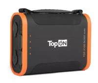 Внешний аккумулятор TopON TOP-X100 96000mAh USB-C PD3.0 60W, USB1 QC3.0, USB2 12W, 2 авторозетки 180W, фонарь, защита от пыли и брызг, LiFePO4. Черный