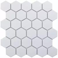 Керамическая мозаика StarMosaic Hexagon small белая 27,8х26,5 см