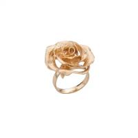 Кольцо Stile Me Rosa из серебра 925 с покрытием желтым золотом