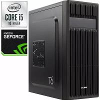 Компьютер PRO-2573816 Intel Core i5-10400F 2900МГц, Intel H410, 8Гб DDR4, NVIDIA GeForce GT 710 2Гб, 500Вт, Midi-Tower