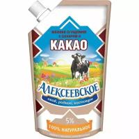 Алексеевское Сгущённое молоко Алексеевское цельное с сахаром и какао 5% 270 гр 6 шт