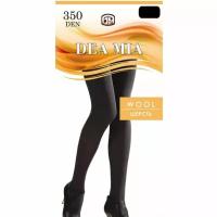 Колготки женские DEA MIA WOOL 350 ден цвет чёрный, р-р 2