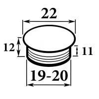 Заглушка декоративная под отверстие ? 20 мм