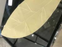 Декоративная салфетка лист (золотой)