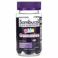 Sambucol, Черная бузина, жевательные таблетки для детей, 30 шт