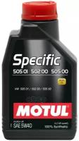 MOTUL Масло Моторное 5w40 Motul 1л Синтетика Specific Vw 502 00 / 505 00 / 505 01 C3