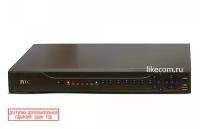 Сетевой, 32-х канальный IP видеорегистратор TBR-N2532 для работы с IP камерами и DVR с разрешением до 4K