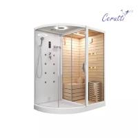 Сауна Ceruttispa LUGANO-R White 1800x1100x2230