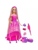 Кукла-принцесса Barbie с волшебными волосами Mattel