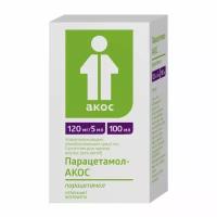 Парацетамол-акос сусп. д/приема внутрь д/детей 120мг/5мл 100мл