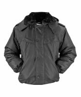 Куртка зимняя черная дюспо короткая (50 / 164 - 170)