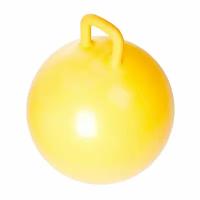 Фитбол (гимнастический мяч) с ручкой VEGA-308/50, 50 см, желтый