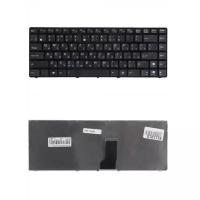 Keyboard / Клавиатура для ноутбука Asus UL30, K42, X42E, K42J, A42J, UL30VT, UL80A, N43SN, K43, N82, U31, U30, U31SD, U35, K41, U41JF, X44, X44L, UL30A, черная с рамкой, гор. Enter ZeepDeep