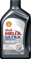 Масло моторное SHELL HELIX ULTRA Professiona AV-L 0W30 (1л) SHELL 550046303