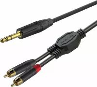 ROXTONE GPTC190/2 Аудио-кабель 6,3mm Stereo Jack - 2 x RCA, 2м