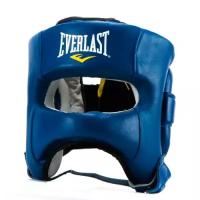 Шлемы для Бокса и ММА Everlast Шлем Everlast Elite Leather синий