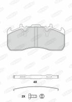 Колодки тормозные дисковые RVI, VOLVO BERAL 2917329004195724