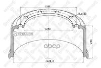 85-00041-Sx_торм.барабан 420X180/184 H=227 D=290/335 N10x23 Под Болтbpw Hs..Ec Stellox арт. 85-00041-SX
