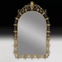 Зеркало настенное Король в бронзовой оправе VR-8310-B