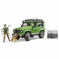 Внедорожник Bruder Land Rover Defender, с фигурками лесника и собаки 02-587