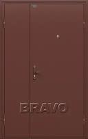 Входная дверь Браво Дуо Слим Антик Медь/Антик Медь (Двери Браво), Bravo металлическая