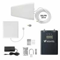 Комплект Репитера Vegatel VT3-900L-kit (дом, LED) сотовый усилитель сигнала GSM 900 Вегател