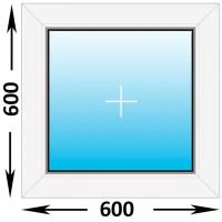 Пластиковое окно Veka WHS глухое 600x600 (ширина Х высота) (600Х600)