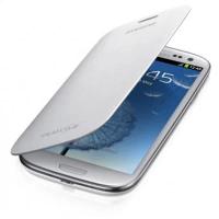 Flip Cover с окошком для Samsung Galaxy S4 white