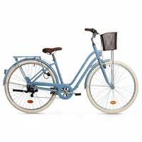 Городской велосипед С низкой рамой ELOPS 520 синий ELOPS