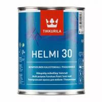 Краска универсальная TIKKURILA HELMI 30 акрилатная для мебели, полуматовая, база A (0,225л)