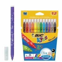 Фломастеры суперсмываемые Bic Kid Couleur 12 цветов 9202932