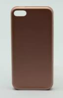 Накладка iPhone 5/5S розовое золото pressed leather
