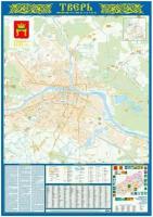 Руз ко Тверь -настенная карта города