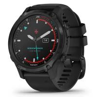 Умные часы Garmin Descent Mk2S Carbon Grey DLC with Black Silicone Band (010-02403-04)