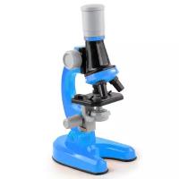 Набор для опытов с микроскопом детский Scientific microscope синий