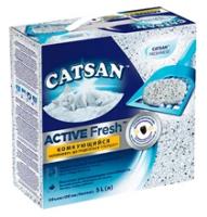 Наполнители Catsan Active Fresh / Наполнитель для кошачьего туалета Катсан Комкующийся