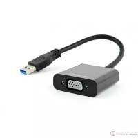 Cablexpert Видео-адаптер USB3 – VGA, черный (AB-U3M-VGAF-01)