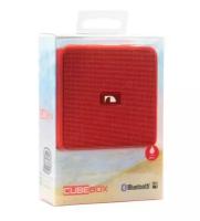 Компьютерные колонки Nakamichi CUBEBOX RED, портативная акустика ВТ (красный)