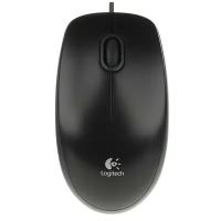 Мышь компьютерная Logitech B100 Optical Mouse USB (910-003357), 1 шт