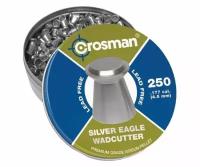 Пули пневматические CROSMAN Silver Eagle WC, 4,5 мм., 4,8 гран (250 шт.), 0,26 г