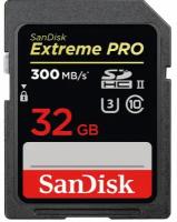 SONY Карта памяти 32GB SDHC class10 Extreme PRO UHS-II Sandisk (скорость чтения 300MB/s, запись 260MB/s)