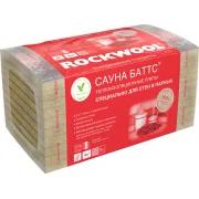 Утеплитель Базальтовая вата Rockwool (Роквул) Сауна Баттс 1000 * 600 * 100 мм